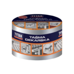Taśma kominowa asfalt. 15cmx10mb alum.Tytan