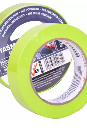 Taśma malarska 25mm/50m lakiernicza zielona Motiv