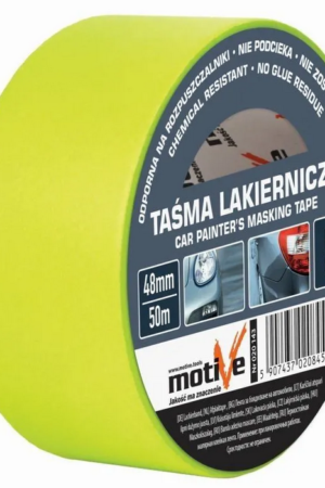 Taśma malarska 38/50m lakiernicza zielona 28532