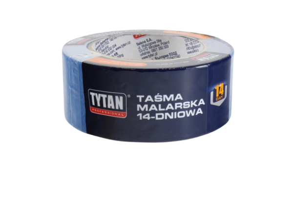 Taśma malarska 38x50m niebieska Tytan