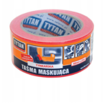 Taśma malarska tynkarska czerwona 48x25m Tytan