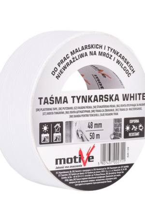 Taśma tynkarska biała 48mm/50m Motive