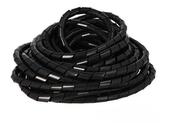 Wąż spiralny GST-12B czarny