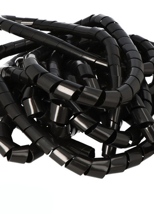 Wąż spiralny GST-20B czarny