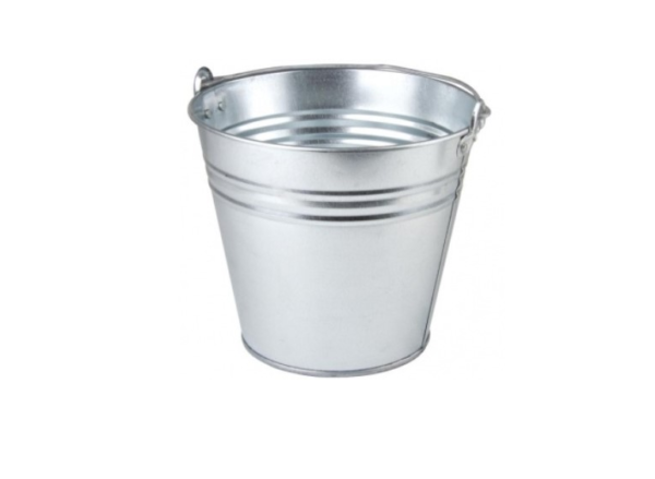Wiadro ocynk 12l  metal