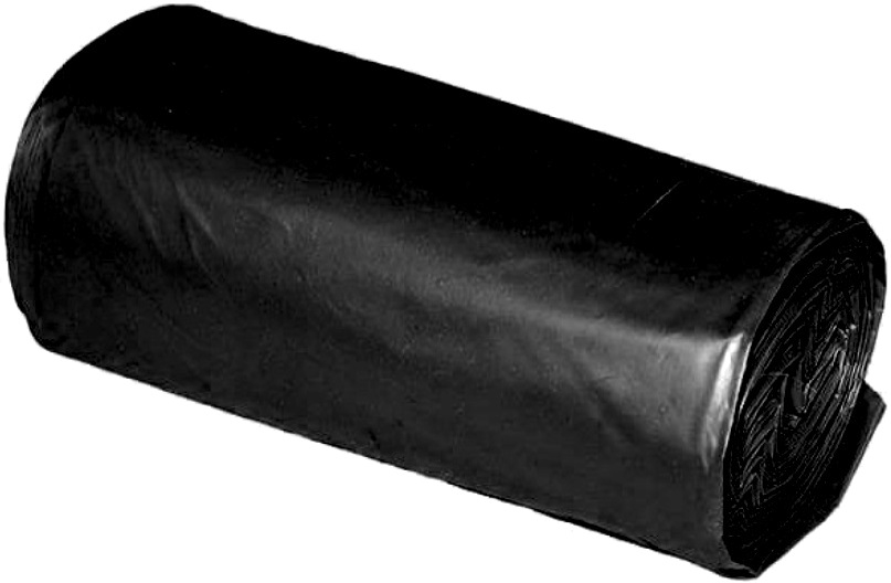 Worki na śmieci czarne 35l/15szt