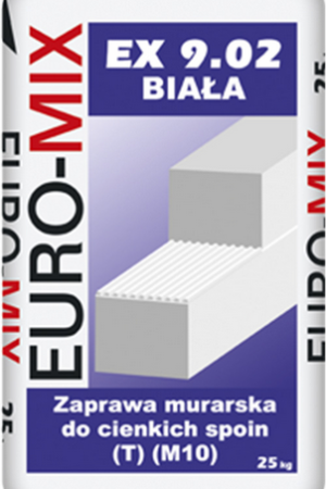 Zaprawa do bet.komórk. 25kg biała EX9.02 M10 EURO-