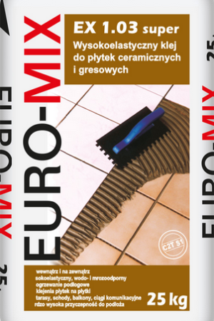 Zaprawa do glaz. 5kg super EX-1.03 EURO-MIX