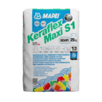 Zaprawa do glaz.elast 25kg Keraflex Maxi 1S szar