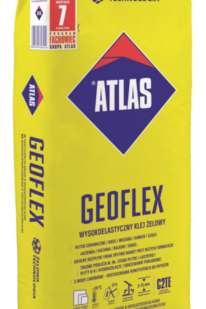 Zaprawa do glazury elast 25kg Atlas Geoflex szary
