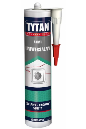 Akryl uniwersalny biały 280ml Tytan