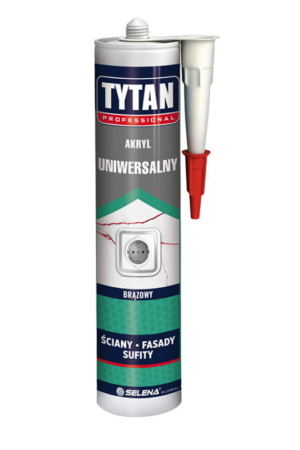 Akryl uniwersalny brązowy 280ml Tytan