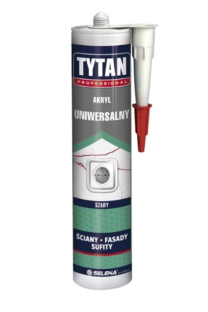 Akryl uniwersalny szary 280ml Tytan