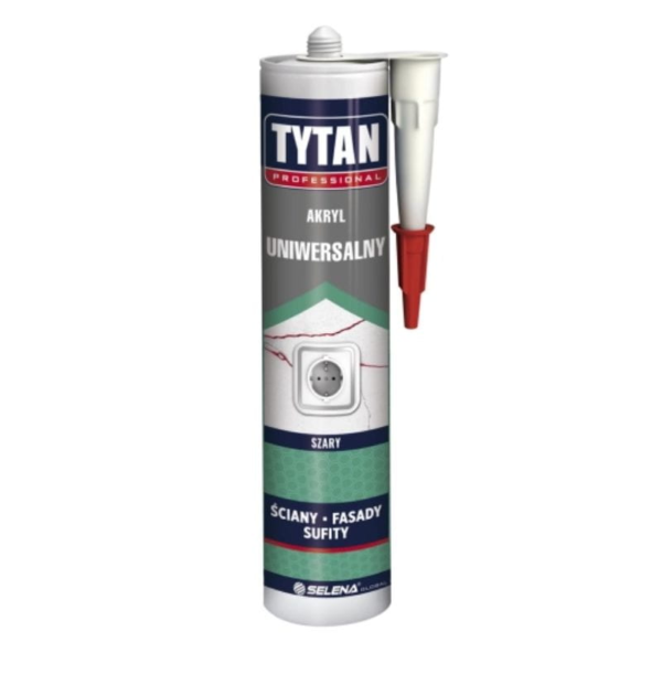 Akryl uniwersalny szary 280ml Tytan