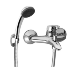 Bateria wannowa ścienna 1-uchwyt FIDZI chrom