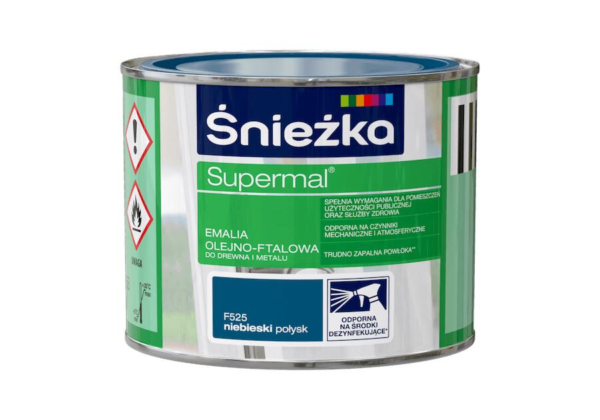 Emalia ftalowa Supermal 0,2 niebieski połysk F525