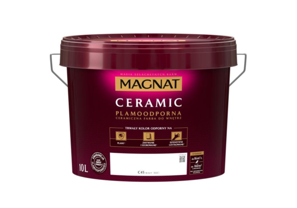 Farba Magnat Ceramic 10L Biała C45