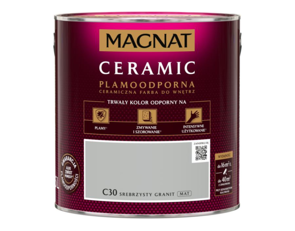 Farba Magnat Ceramic 2,5L Srebrzysty granit C30