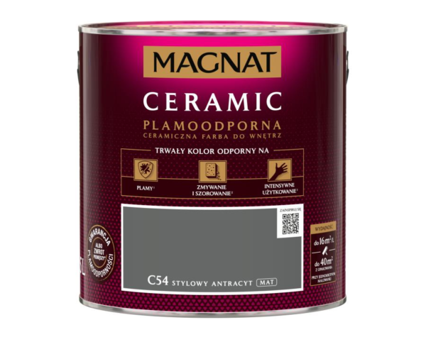 Farba Magnat Ceramic 2,5L Stylowy antracyt C54