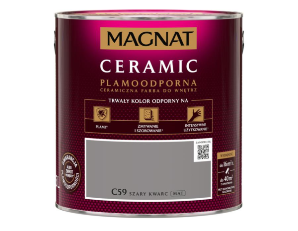Farba Magnat Ceramic 2,5L Szary kwarc C59