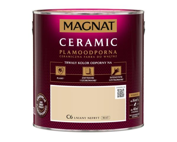 Farba Magnat Ceramic 5L Lniany nefryt C6