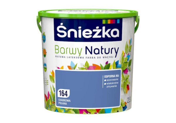 Farba Śnieżka Barwy Natury 2,5 Chabrowa polana 164