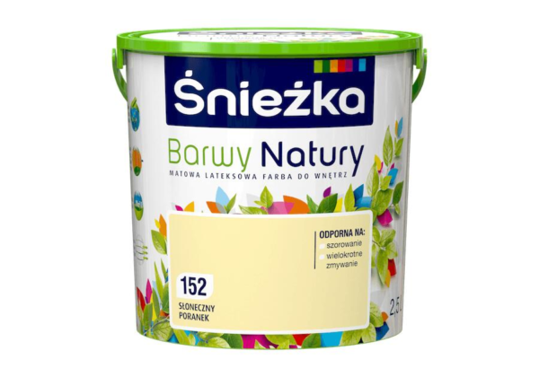 Farba Śnieżka Barwy Natury 2,5 Słoneczny poran 152