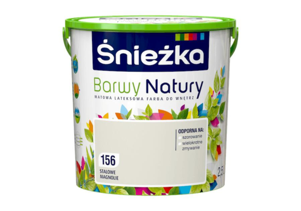 Farba Śnieżka Barwy Natury 2,5 Stalowe magnoli 156