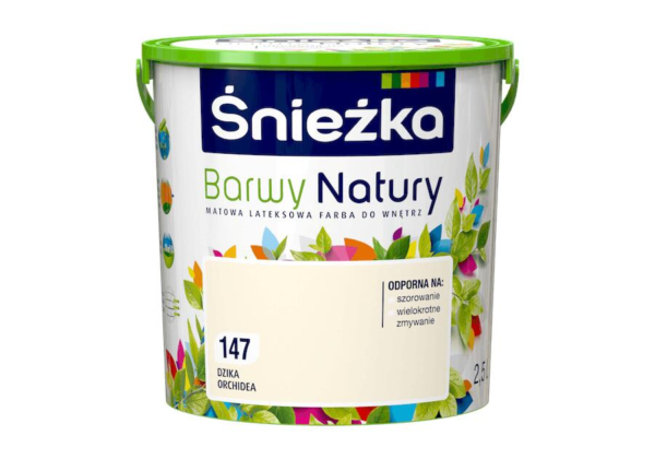 Farba Śnieżka Barwy Natury 2,5L Dzika orchidea 147