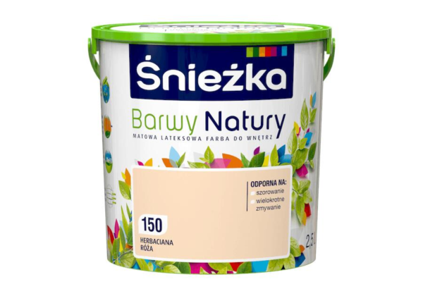 Farba Śnieżka Barwy Natury 5L Herbaciana róża 150