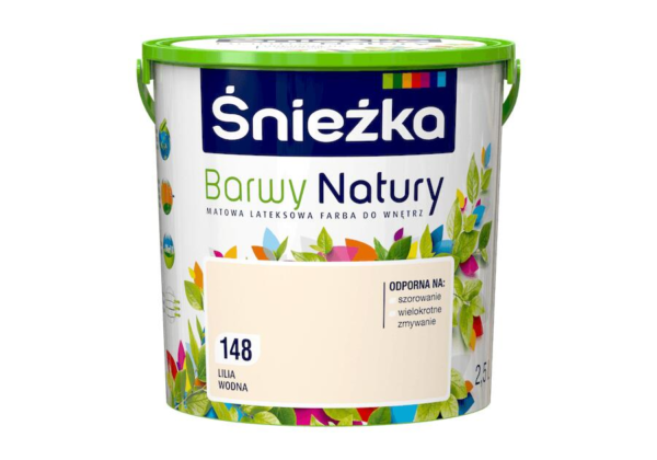 Farba Śnieżka Barwy Natury 5L Lilia wodna 148