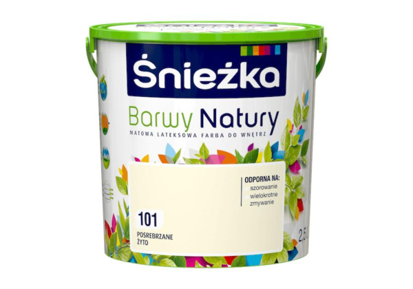 Farba Śnieżka Barwy Natury 5L Posrebrzane żyto 101