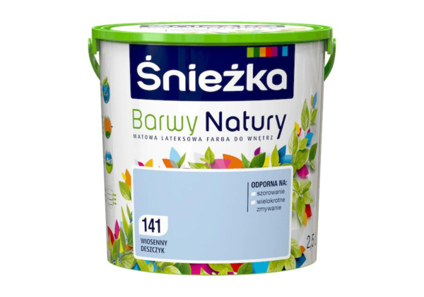 Farba Śnieżka Barwy Natury 5L Wiosenny deszcz 141