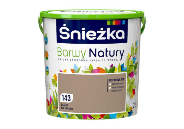 Farba Śnieżka Barwy Natury 5L Zamki na piasku 143