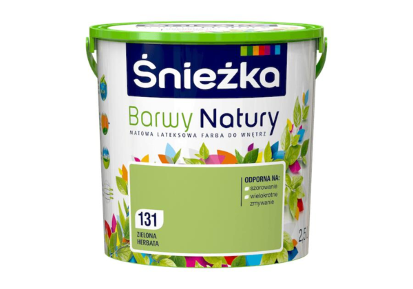 Farba Śnieżka Barwy Natury 5L Zielona herbata 131