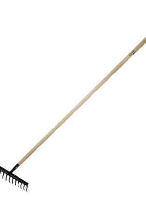 Grabie metalowe 14 oprawione sztyl drewno 132cm