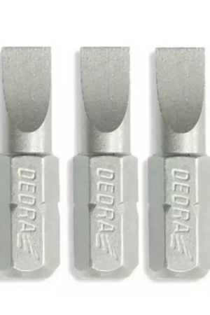 Grot bit SL6.5x25mm płaskie zestaw 3szt