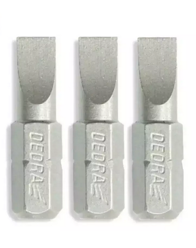 Grot bity SL5.5x25mm płaskie zestaw 3szt