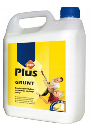 Grunt akrylowy emulsja Super Plus 5L Tytan