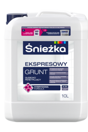 Grunt ekspresowy głęboko penetrujący 10L ŚNIEŻKA