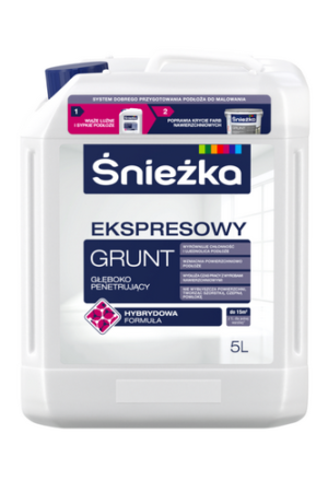 Grunt ekspresowy głęboko penetrujący 5L ŚNIEŻKA