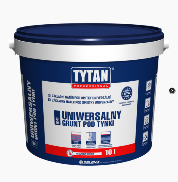 Grunt uniwersalny pod tynki  IS41 10l TYTAN