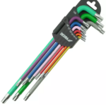 Imbusy torx długie kolor T10-T50  9szt. S2