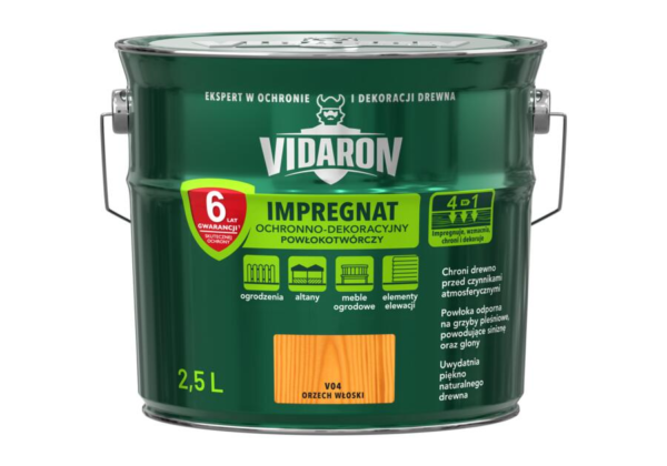 Impregnat do drewna Vidaron 2,5 Orzech włoski V04