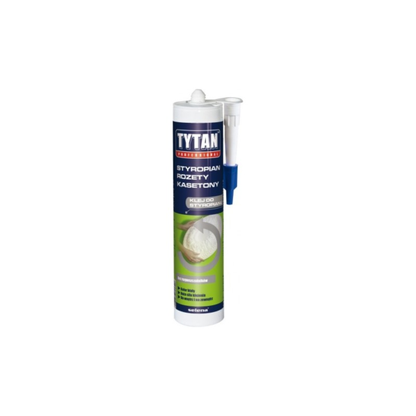 KLej montażowy do styropianu STYRO FIX 290ml TYTAN