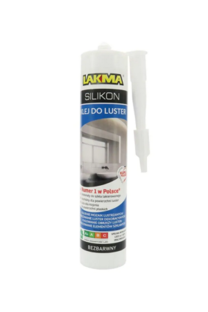 Klej do luster silikonowy 300ml Lakma