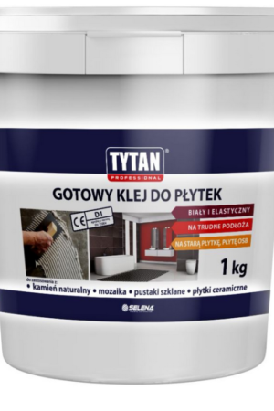 Klej do płytek gotowy dyspresyjny 1kg Tytan