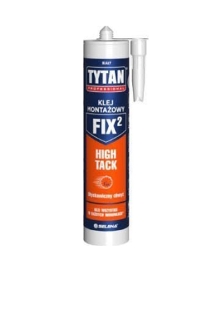 Klej montażowy Fix2 High Tack 290ml biały  Tytan
