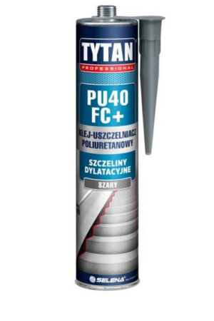 Klej uszczelniacz poliuret PU40 FC 300ml szary Tyt