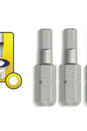 Końcówki wkrętakowe Hex H4x25mm (3 szt.)